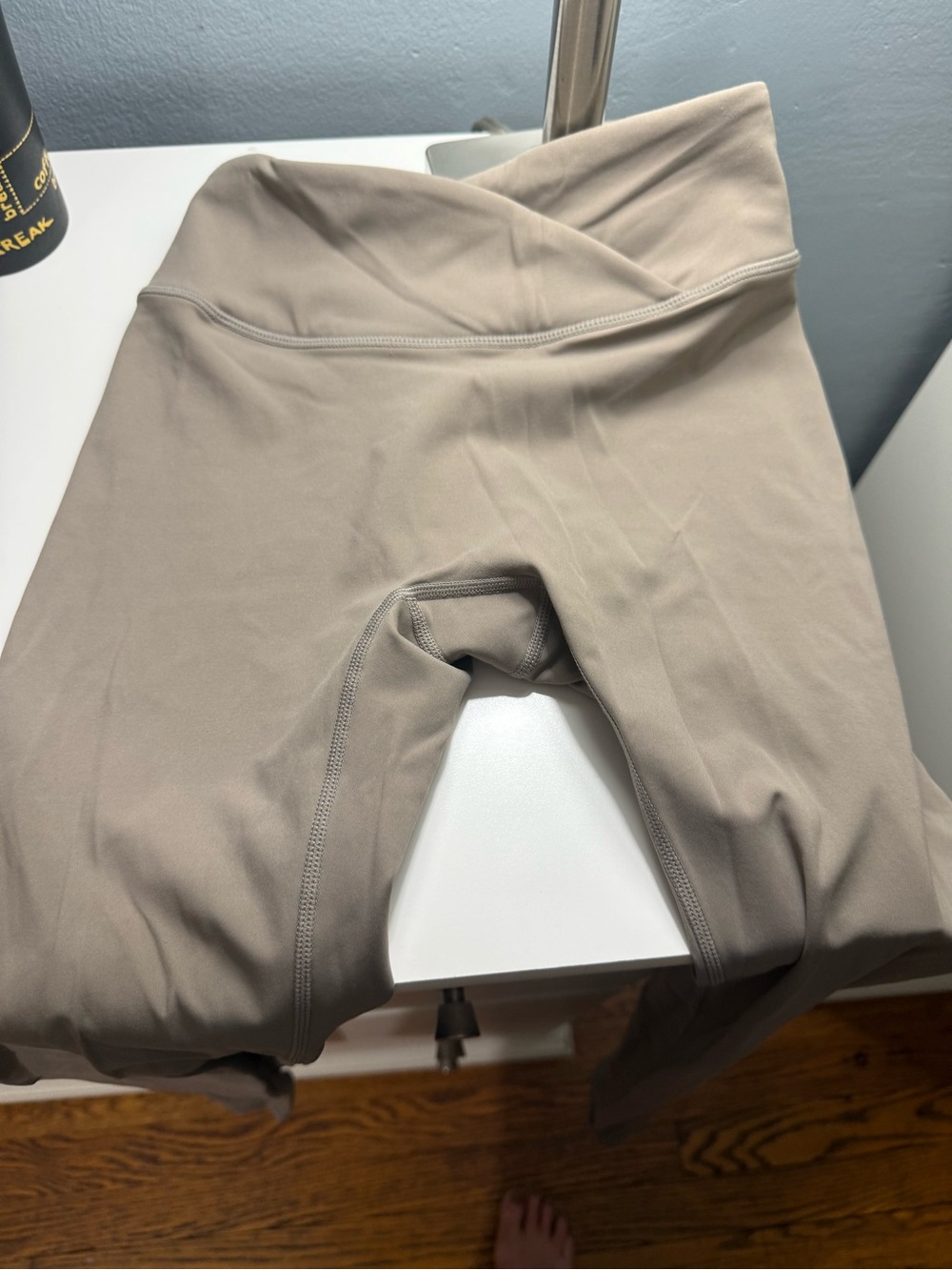 Oner Active Beige High-Waist Leggings